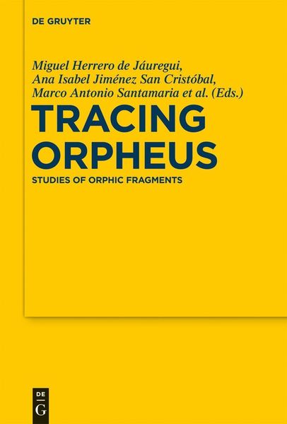Produktbild: Tracing Orpheus