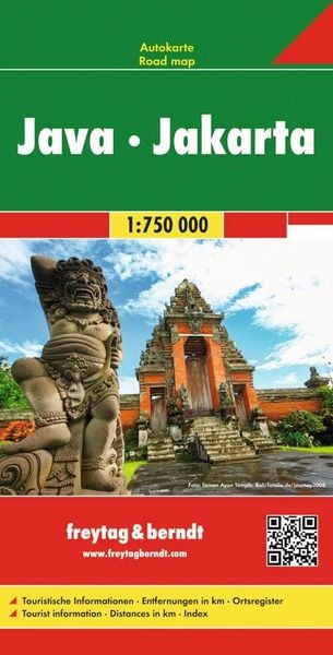 Produktbild: freytag & berndt Stra&szlig;enkarte Java - Jakarta 1:750.000