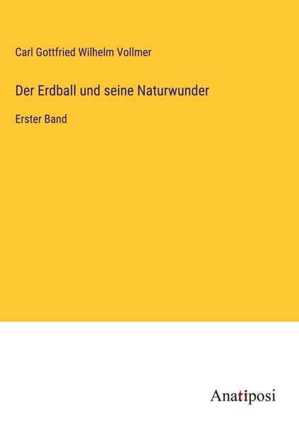 Produktbild: Der Erdball und seine Naturwunder