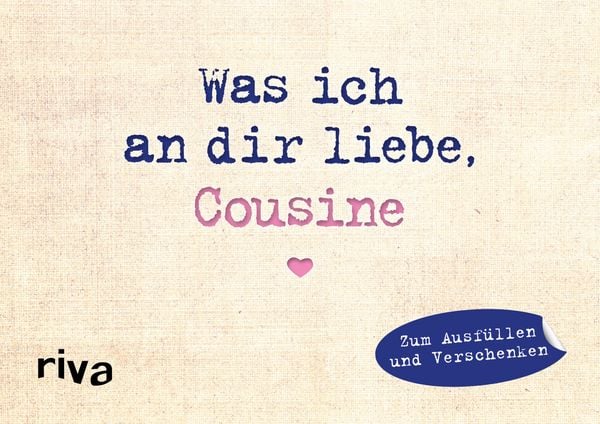 Produktbild: Was ich an dir liebe, Cousine &ndash; Miniversion
