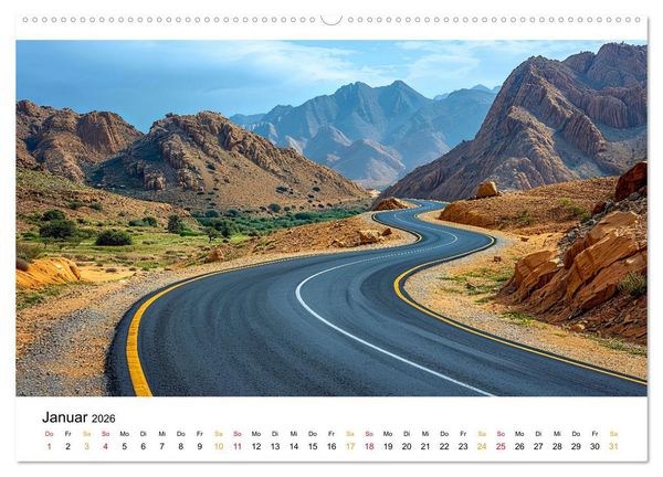 Produktbild: Stra&szlig;en und Wege (hochwertiger Premium Wandkalender 2026 DIN A2 quer), Kunstdruck in Hochglanz
