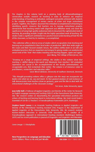 Produktbild: The Embodied Work of Teaching