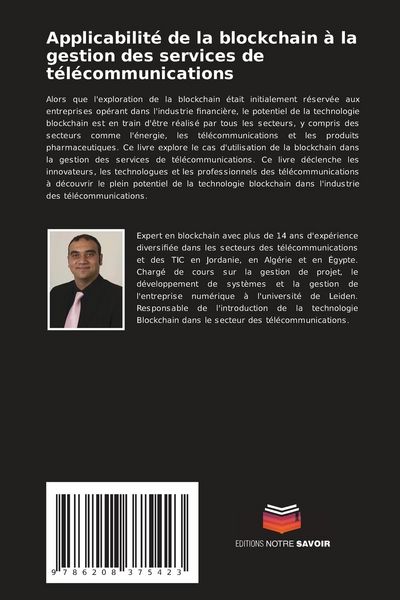 Produktbild: Applicabilit&eacute; de la blockchain &agrave; la gestion des services de t&eacute;l&eacute;communications