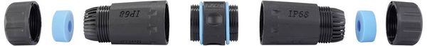 Produktbild: Renkforce RJ45 Netzwerk Adapter CAT 6 [1x RJ45-Buchse - 1x RJ45-Buchse] Schwarz