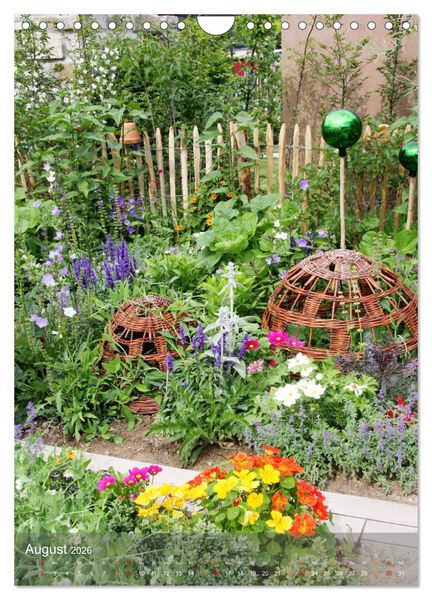 Produktbild: Ferien im Garten (Wandkalender 2026 DIN A4 hoch), CALVENDO Monatskalender