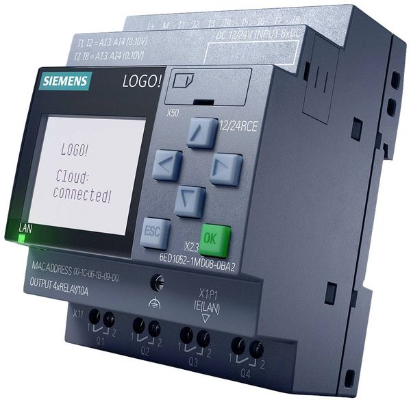 Siemens 6ED1052-2FB08-0BA2 SPS-Steuerungsmodul 115 V/DC, 230 V/DC, 115 V/AC, 230 V/AC