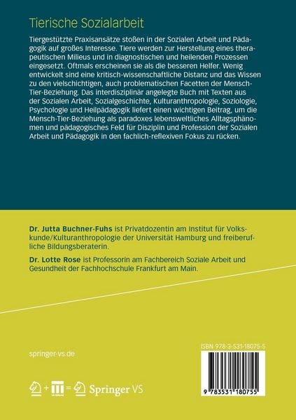 Produktbild: Tierische Sozialarbeit