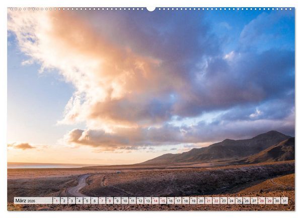 Produktbild: Fuerteventura Sand und bunte Farben (hochwertiger Premium Wandkalender 2026 DIN A2 quer), Kunstdruck in Hochglanz