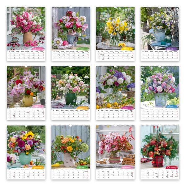 Produktbild: TR&Ouml;TSCH - Gro&szlig;bildkalender Blumen-Arrangements 2027
