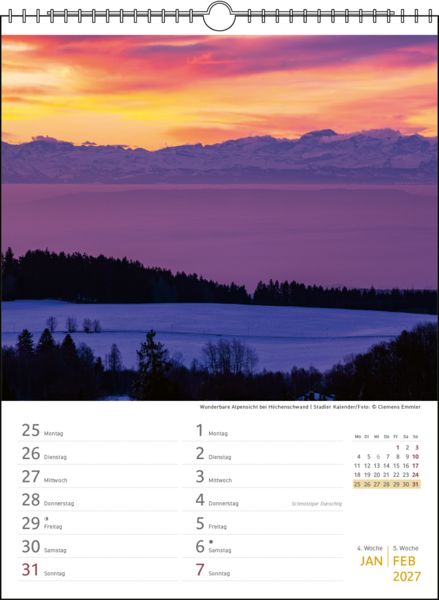 Produktbild: Zwei-Wochenplaner Schwarzwald 2027