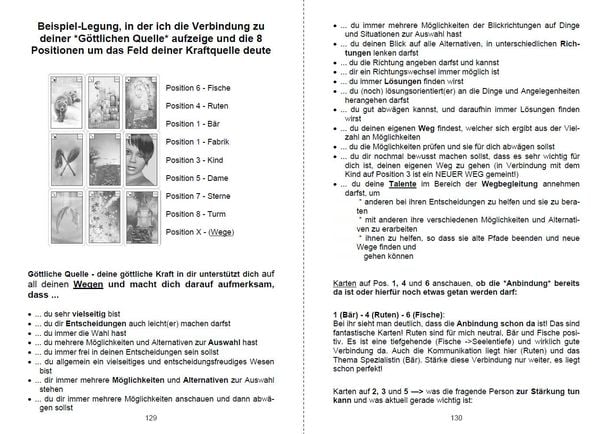 Produktbild: Lenormand Deutung geistige Welt &bdquo;Verbindung mit den Engeln, H&ouml;heres Selbst oder Jenseitskontakt&ldquo;