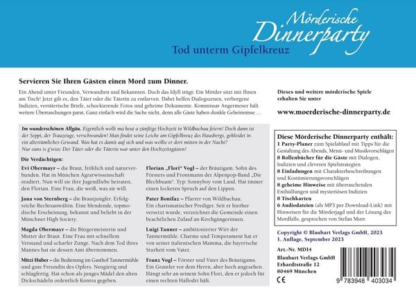 Produktbild: Tod unterm Gipfelkreuz