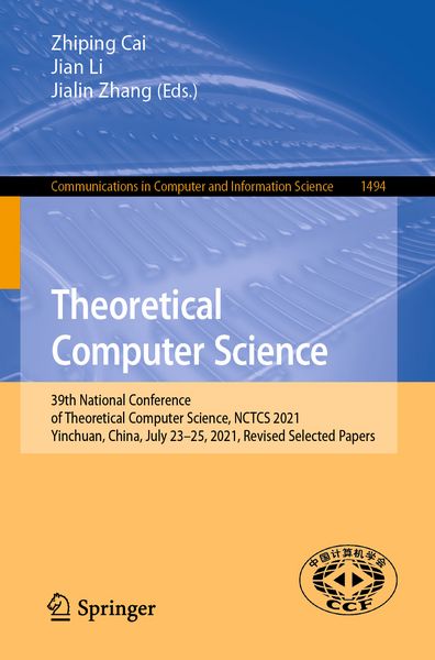 Produktbild: Theoretical Computer Science