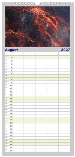 Produktbild: Familienplaner 2027 - Deepsky 2027 mit 5 Spalten (Wandkalender, 21 x 45 cm) CALVENDO