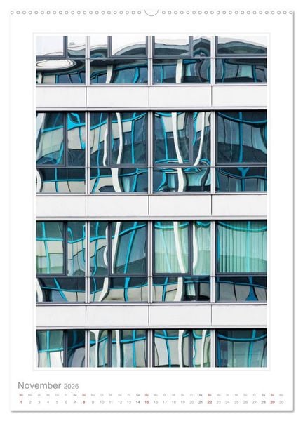Produktbild: Spiegelungen in der Architektur (Wandkalender 2026 DIN A2 hoch), CALVENDO Monatskalender