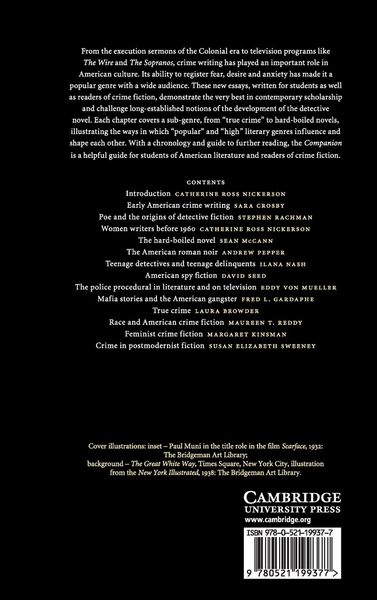 Produktbild: The Cambridge Companion to American Crime Fiction