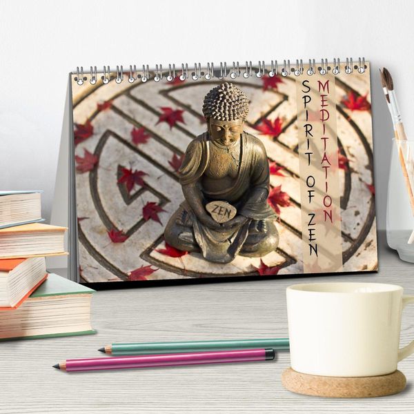 Produktbild: SPIRIT OF ZEN Meditation (Tischkalender 2026 DIN A5 quer), CALVENDO Monatskalender