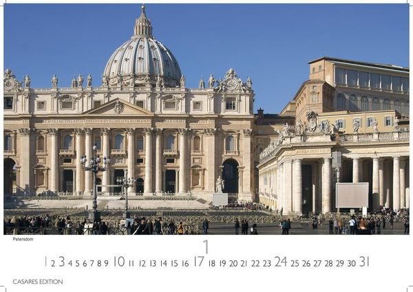 Produktbild: Rom Kalender 2027 &ndash; Wandkalender | Fotokalender Italien 35x50cm - mit 12 beeindruckenden Motiven der ewigen Stadt