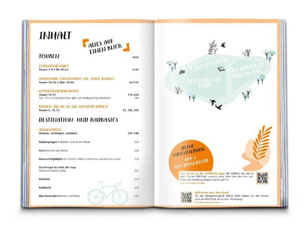 Produktbild: KOMPASS Radvergn&uuml;gen Bremen & Weser
