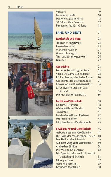 Produktbild: TRESCHER Reisef&uuml;hrer Sansibar