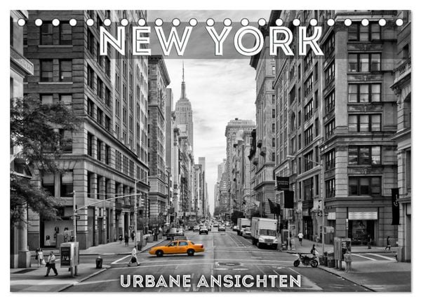 NEW YORK Urbane Ansichten (Tischkalender 2026 DIN A5 quer), CALVENDO Monatskalender