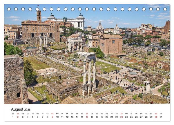 Produktbild: Einzigartiges Italien (Tischkalender 2026 DIN A5 quer), CALVENDO Monatskalender