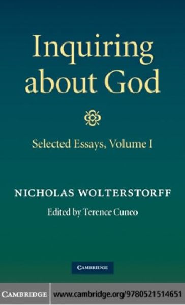 Produktbild: Inquiring about God: Volume 1, Selected Essays