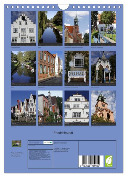 Produktbild: Friedrichstadt (Wandkalender 2026 DIN A4 hoch), CALVENDO Monatskalender