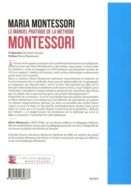 Produktbild: Le manuel pratique de la m&eacute;thode Montessori