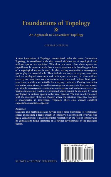 Produktbild: Foundations of Topology