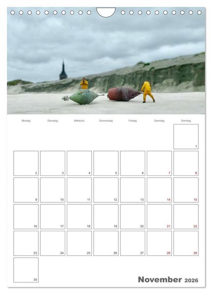 Produktbild: Wangerooge anders erleben (Wandkalender 2026 DIN A4 hoch), CALVENDO Monatskalender
