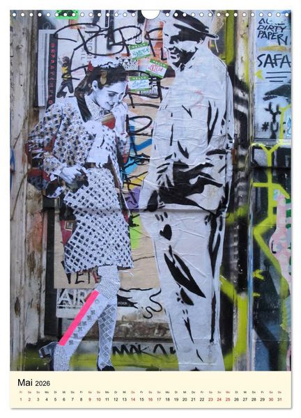 Produktbild: StreetArt London (Wandkalender 2026 DIN A3 hoch), CALVENDO Monatskalender