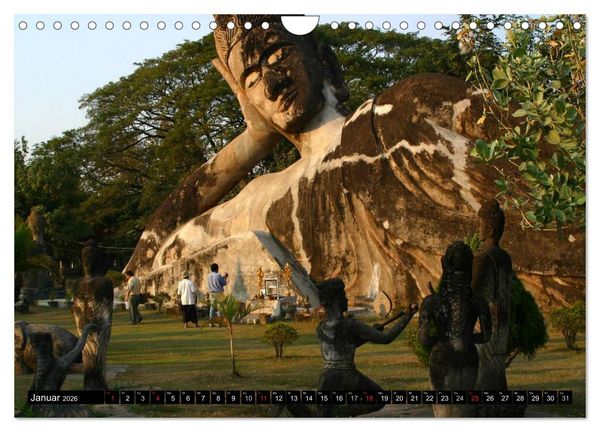 Produktbild: Volksrepublik Laos (Wandkalender 2026 DIN A4 quer), CALVENDO Monatskalender
