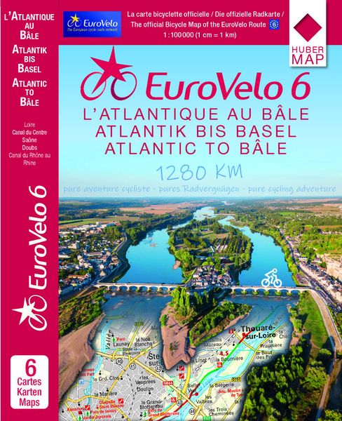 Produktbild: EuroVelo 6 (Atlantic - Basel) 1:100 000