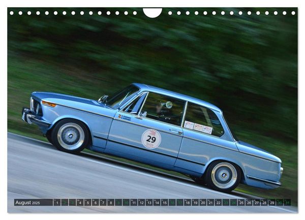 Produktbild: OLDTIMER BERGRENNEN - BMW Fahrzeuge (Wandkalender 2025 DIN A4 quer), CALVENDO Monatskalender