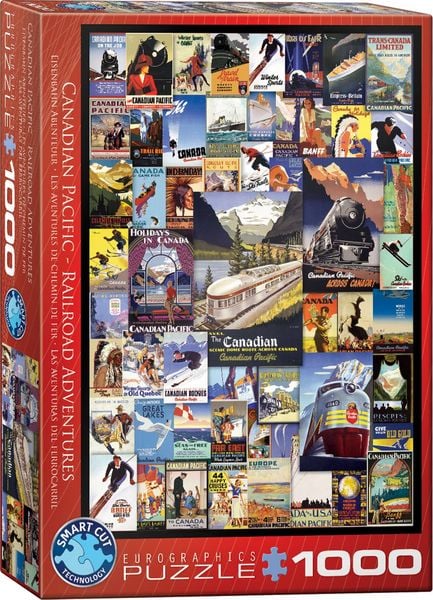 Produktbild: Puzzle 1000 Teile - Railroad Adventures