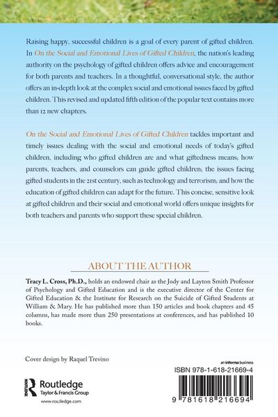 Produktbild: On the Social and Emotional Lives of Gifted Children