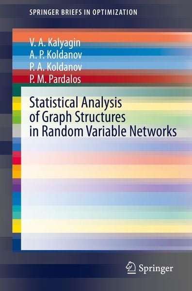 Produktbild: Statistical Analysis of Graph Structures in Random Variable Networks