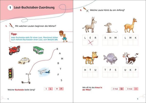 Produktbild: Lesel&ouml;wen Lernhilfen - Lesen lernen - 1. Klasse