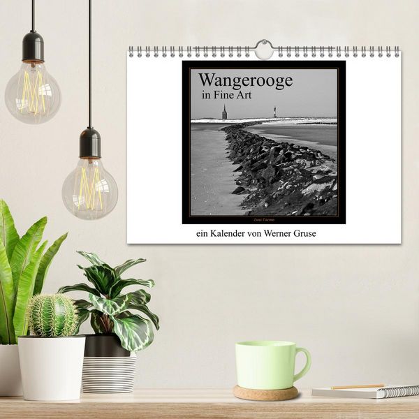 Produktbild: Wangerooge in Fine Art (Wandkalender 2026 DIN A4 quer), CALVENDO Monatskalender
