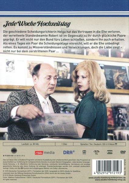 Produktbild: Jede Woche Hochzeitstag (DDR TV-Archiv)