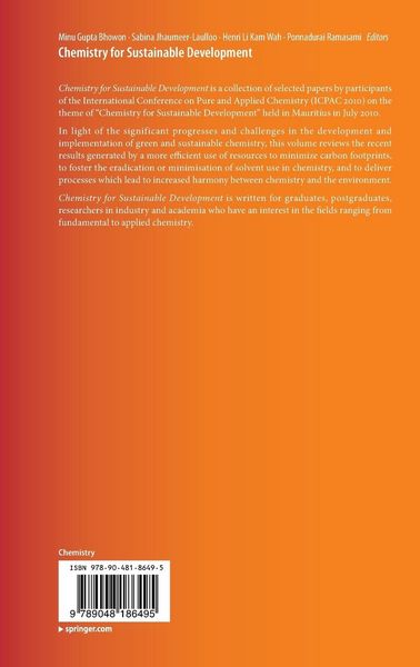 Produktbild: Chemistry for Sustainable Development