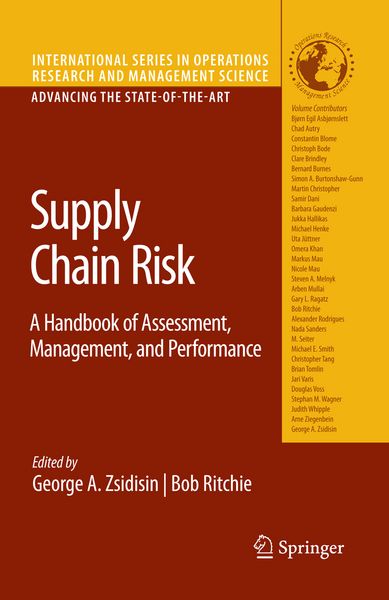 Produktbild: Supply Chain Risk