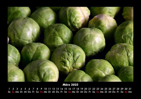 Produktbild: Gem&uuml;sekalender 2025 Fotokalender DIN A3