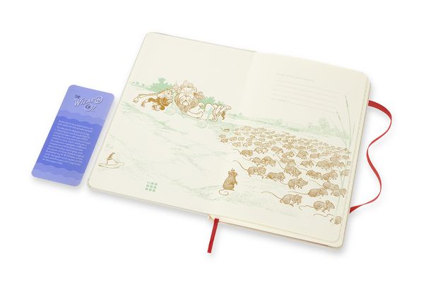Produktbild: Moleskine Notizbuch - Der Zauberer von Oz, Fester Einband