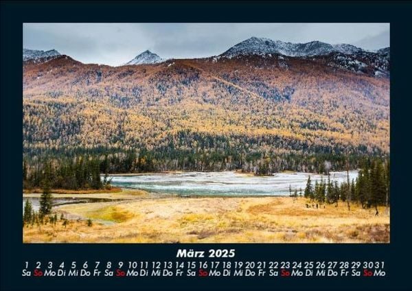 Produktbild: Landschaftskalender 2025 Fotokalender DIN A5