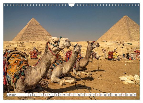 Produktbild: &Auml;gypten - Kairo + Gizeh (Wandkalender 2027 DIN A3 quer), CALVENDO Monatskalender