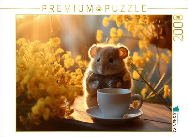 CALVENDO Puzzle Kaffeeklatsch im Schlaraffenland | 2000 Teile Lege-Größe 90x67cm Foto-Puzzle für glückliche Stunden