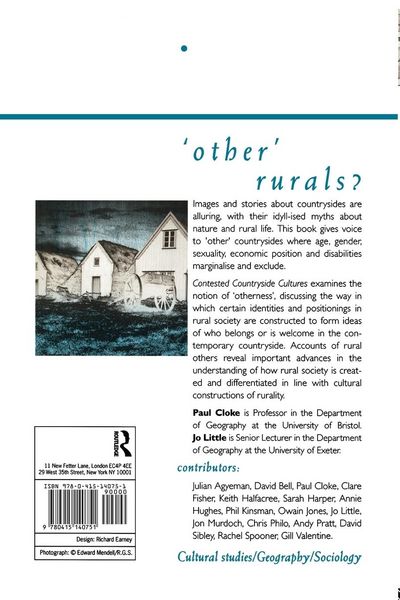 Produktbild: Contested Countryside Cultures
