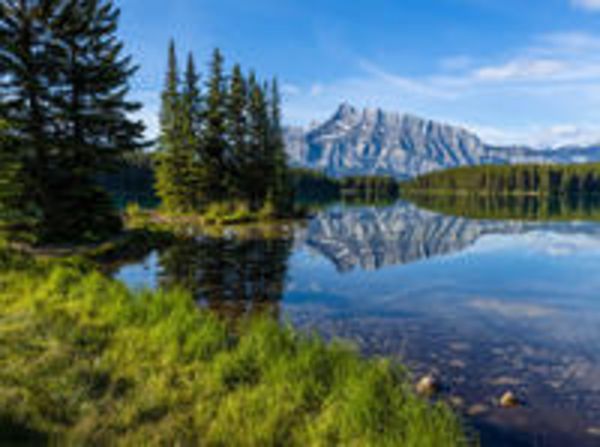 CALVENDO Puzzle Two Jack Lake 2000 Teile Puzzle quer | 2000 Teile Lege-Größe 90 × 67 cm Foto-Puzzle für glückliche Stunden
